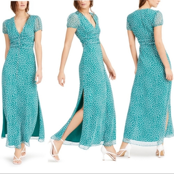 Bar III Dresses & Skirts - NWT Bar III Printed Chiffon Maxi Dress